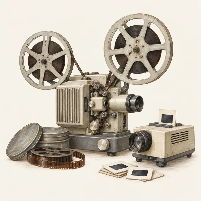Film & slide projectors department