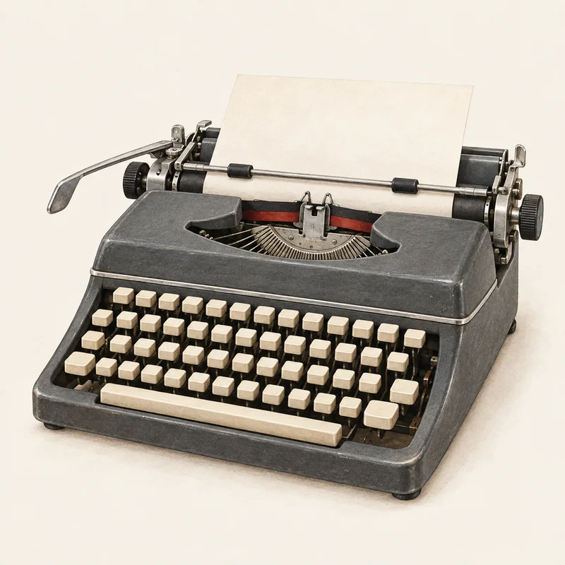 Mechanical typewriters department
